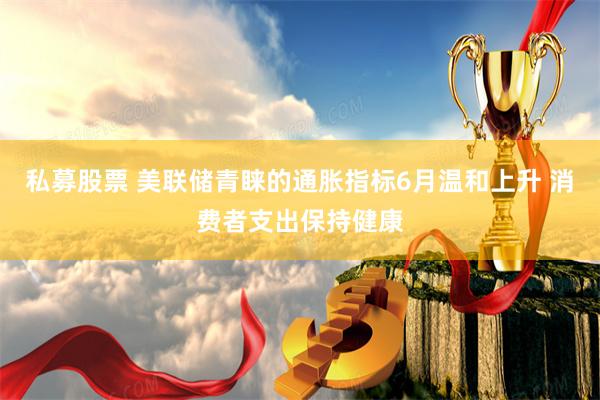 私募股票 美联储青睐的通胀指标6月温和上升 消费者支出保持健康