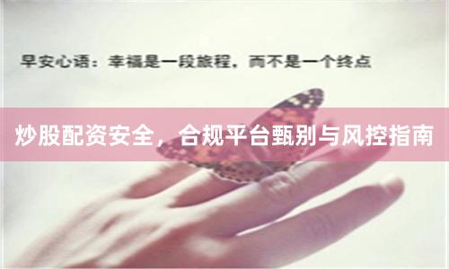 炒股配资安全，合规平台甄别与风控指南
